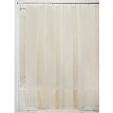 iDesign PEVA Shower Curtain Liner, Plastic Shower Curtain for use Alone or With Fabric Curtain Sand