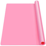 Gartful Pink Oversize Silicone Mat 27.6 x 19.7, Silicone Sheet for Crafts, Nail Arts, Painting, Epoxy Resin Jewelry Casting Mat,