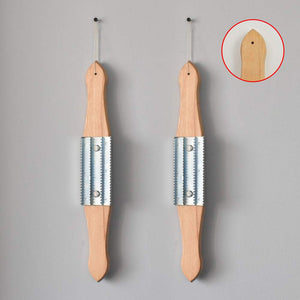 15Buffing Rake or Polishing Rake with Wooden Handle for Removing Residual Compounds and Metal from Buffing Wheel or Airway B
