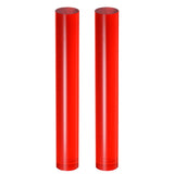 HARFINGTON 2pcs Acrylic Clay Roller 7.28 Inch x 1 Inch Solid NonStick Plastic Round Tube Roller Polymer Clay Rod Fondant Rollin