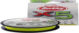 Berkley Jordan Lee x5 Braid Superline, Flame Green, 40-Pound Break Strength, 2188yd Fishing Line, Suitable for Freshwater Enviro