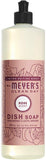 MRS. MEYERS CLEAN DAY Liquid Dish Soap, Biodegradable Formula, Rose, 16 fl. oz