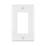 ENERLITES Decorator Switch Metal Wall Plate, Outlet Cover, Corrosion Resistant, Standard Size 1Gang 4.50 x 2.76, Powder Coate