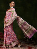Libas Women'S Cotton Saree (16119_Off White)