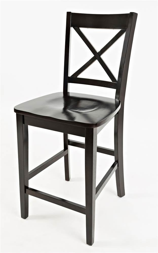 Jofran Inc. Simplicity X-Back Counter Stool (Set Of 2)
