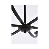 Elegant Lighting Living District Trey 36 Inch Pendant In Black