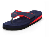 Ortho Joy Doctor Orthopedic Soft Slippers For Ladies Daily Use/Mcr Chappals For Women/Ortho Slippers Women,Navy Blue-Red,4,B08BCLL681