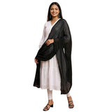 Trendify Hub Women Cotton Dupatta 2.25 Meter Length Lightweight Ethnic Chunni Soft Plain Traditional Dupatta Festival Cultural O
