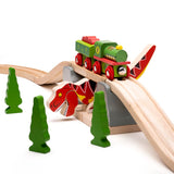 Bigjigs Rail, T-Rex Bursting Bridge, Wooden Toys, Dinosaur Toys, Bigjigs Train Accessories, Dinosaur Track, Wooden Train Sets, T