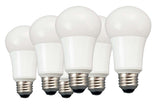 TCP 100 Watt LED Light Bulbs Energy Efficient 14W | A19 Lamp E26 Base Non-Dimmable Daylight 5000 Kelvin, Pack of 6