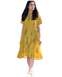 Gosriki Women'S Rayon Blend Anarkali Printed Kurta (Kazi Yellow-Gs_Xxl_Yellow_Xx-Large),Yellow,2,B0CXP6XYNJ