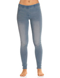 Just Love Denim Wash Jeggings for Women 6775LTDENXL