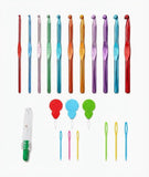 Aluminium Crochet Hooks Set, With Accessories