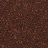 Tooled Leather-Look, Brown, Fabric, 100% Cotton, Western Basics, South Western, Sara Khammash, Moda, 11216-15, by The Yard