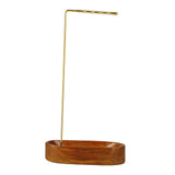 TRENDIVIBE Pen Holder Windchime Holder Wind Chime Stand for Desktop Chinese Brush Shelf Gold