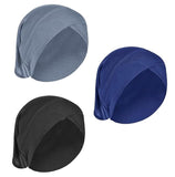 Paropkar Muslim Inner Hijab Caps Women Solid Color Under Hijab Caps Stretchy Breathable Full Cover Undercap Tube Bonnet (Black B