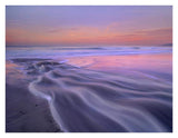 Fresh Water Stream Flowing Into The Pacific Ocean, Zuma Beach, Malibu, California-Paper Art-34,,X26,,