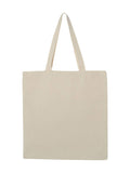 Q-Tees Promotional Tote One Size Natural