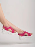 Shoetopia Women'S Sandal,Magenta,6,B0DCSJGVW3
