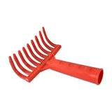 Climity Plastic Garden Hand Rake 9Tooth Cultivator Tool For Soil Loosening, Weeding & Gardening (1 Pc)