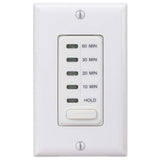 Intermatic EI210W Electronic 10, 20, 30, 60 Minute AutoOff Timer Easy Operation, Silent Functionality, Easy Installation, Whi