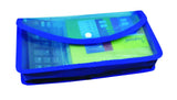 Imprint Clear Expanding Document Folder With Snap Button, Expanding Multipurpose, A5 Size(Smaller Size) Suitable For Cheque Book