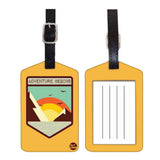 Nutcase Designer Luggage Travel Baggage Tags Single Tag With Name Card Inside Sun Rise