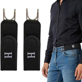 Suckee Buckleless Elastic Belt 2 Pack, Tactical Metal Hook