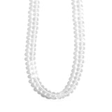 5x8mm Natural Rondelle Stone Beads White Crystal Semi Precious Abacus Beads Handmake Gemstone for Jewerly Making DIY Bracelet Ne