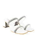 Shoetopia Women'S Block Heel Sandal,White,6,B0CKXRCY99