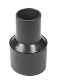 CenTec Systems 65401 2inch Threaded Vacuum Adapter to 1.5inch Female Slip Hose Cuff, Black