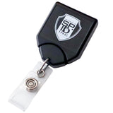 Heavy Duty Retractable Badge Reel No Twist BReel ID Card Holder w/Strong Pull Cord and Swivel Alligator Clip with Teeth Sl