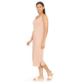 Zivame Knit Cotton Kurti Slip For Women - Roebuck Beige Beige S Zi60Afcore0Skin