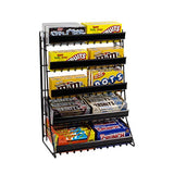 5Tier Candy Counter Display Rack in Black 15 W x 9 D x 21 H Inches