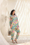 Greciilooks Women'S Rayon Women Kurta Set (Gl-W1993&Tr1001-S-Multicolor) Multicolour