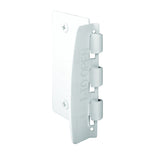 PrimeLine U 9888 Flip Action Door Lock Reversible White Privacy Lock with AntiLock Out Screw for Child Safe Mode, 23/4 (