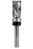 Yonico Flush Trim Router Bits Pattern Bit Compression UltraPerformance Top Bearing 1/4Inch Shank 33208q