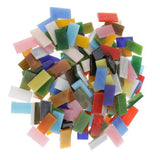 Bnf 2x150 Pieces Rectangle Shape Glass Mosaic Tiles for Arts DIY Crafts 10x20mm|Crafts | Glass & Mosaics | Glass & Mosaic Tiles|