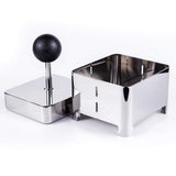 Raw Rutes - Tofu Press (Ninja) - Remove Water from Tofu OR Make Your Own Tofu or Paneer - Handcrafted in USA from Stainless Stee