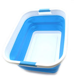 SAMMART 41L (10.8 gallon) Collapsible Plastic Laundry Basket - Foldable Pop Up Storage Container/Organizer - Portable Washing Tu