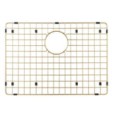 Starstar Sinks Protector Matte Gold 304 Stainless Steel Kitchen Sink Bottom Grid, Rack (21 L x 16 W)
