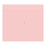 Filofax Ruled Pink Paper (B133007)