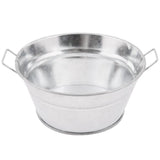 American Metalcraft MTUB63 Natural Galvanized Tub with Side Handle, 6Inch