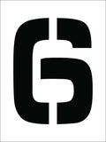 NMC National Marker Corp. PMC126 Stencil, Number 6, 12 Inch