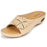 Ortho Joy Extra-Soft Comfortable Stylish And Fancy Slippers For Women,Beige,6,B0BYDJCV59