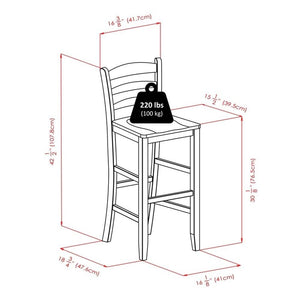 Winsome Fiona Dining, Furniture, Walnut