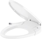 KOHLER 98804CP0 Purewash M300 Elongated Manual Bidet Toilet Seat With Chrome Handle, NonElectric Bidets for Existing Toilets,