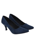 Shoetopia Women'S Block Heel Pumps Blue /Eu35 / Uk2,Blue,2,B0C3RMSGCT