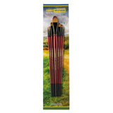 Creative Mark Ebony Splendor Brush Long Handle Filbert Set