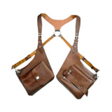 Calandis Shoulder Harness Bag Men Women Trendy Pouch For Biking Travel Events Brown | Backpacks, Bags & Briefcases | Mens Access